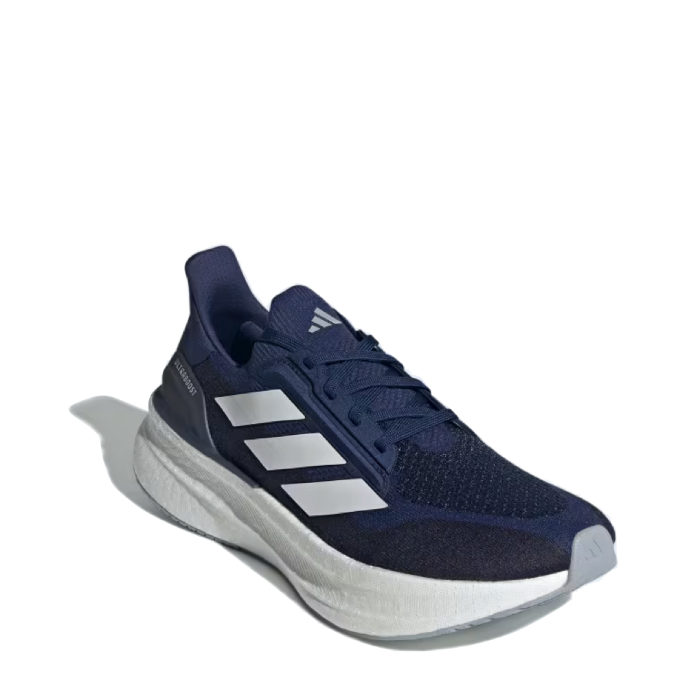 Adidas Men's Ultraboost 5X Sneaker in Dark Blue/Cloud White/Halo Silve Mitten Running Co. Adidas Men's Ultraboost 5X Sneaker in Dark Blue/Cloud White/Halo Silve Mitten Running Co.