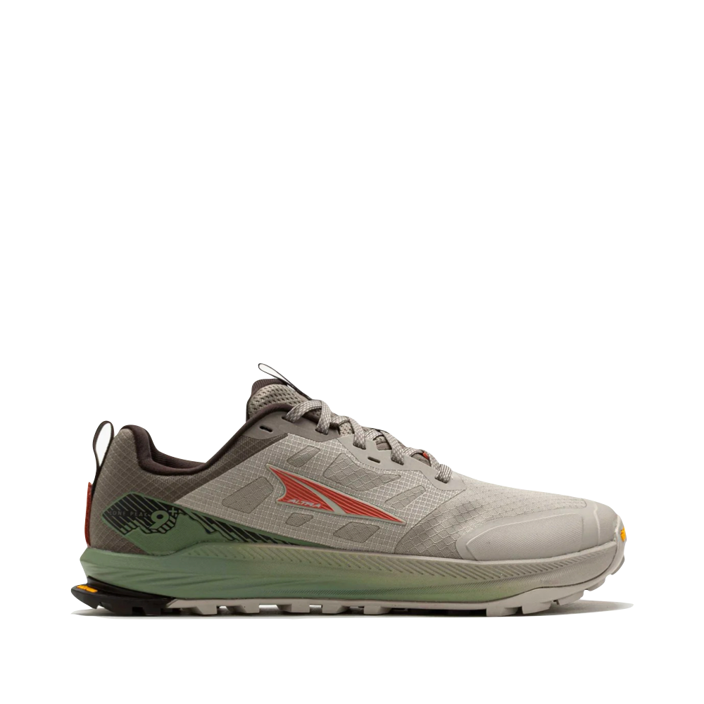 Side (right) view of Altra Lone Peak 9+ Sneaker for men.