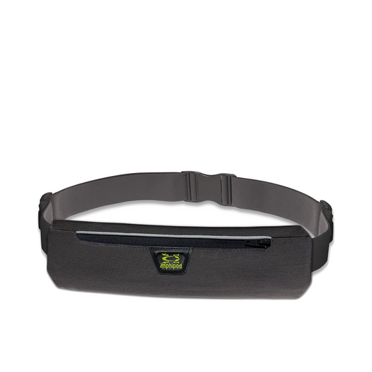 Amphipod AirFlow MicroStretch Plus Belt in Charcoal/Silver
