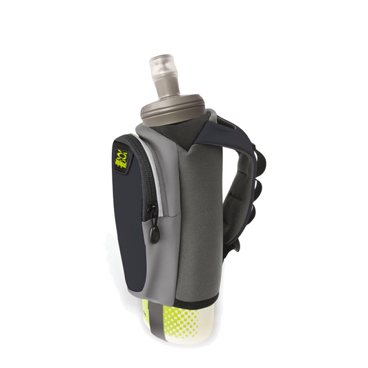 Amphipod Hydraform Soft-Tech Handheld 20 oz. Bottle in Charcoal/Gray