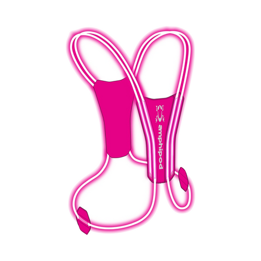 Amphipod Xinglet Optic Beam Lite Rechargeable Flashing Reflective Vest in Pink