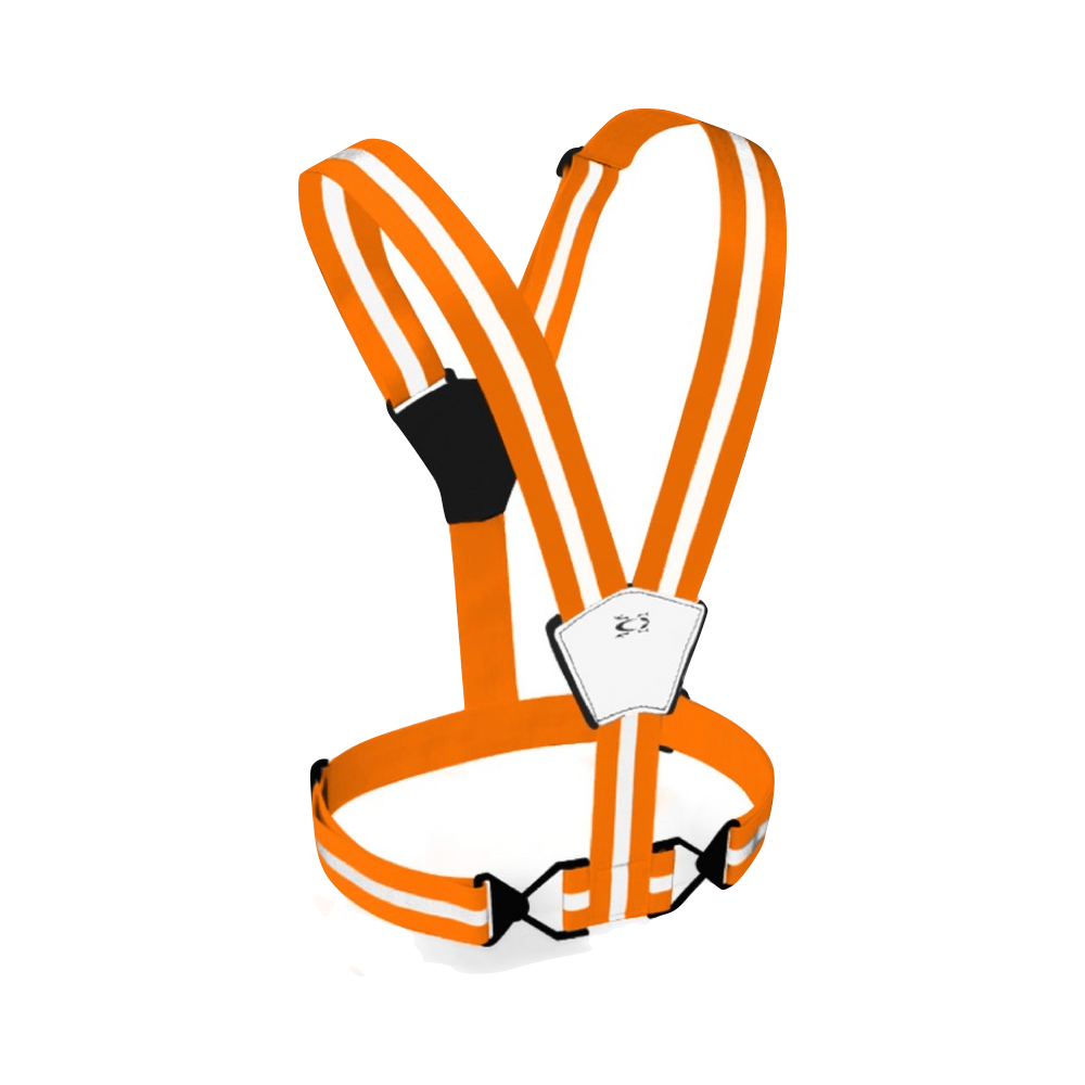 Front view of Amphipod Xinglet Reflective Vest.