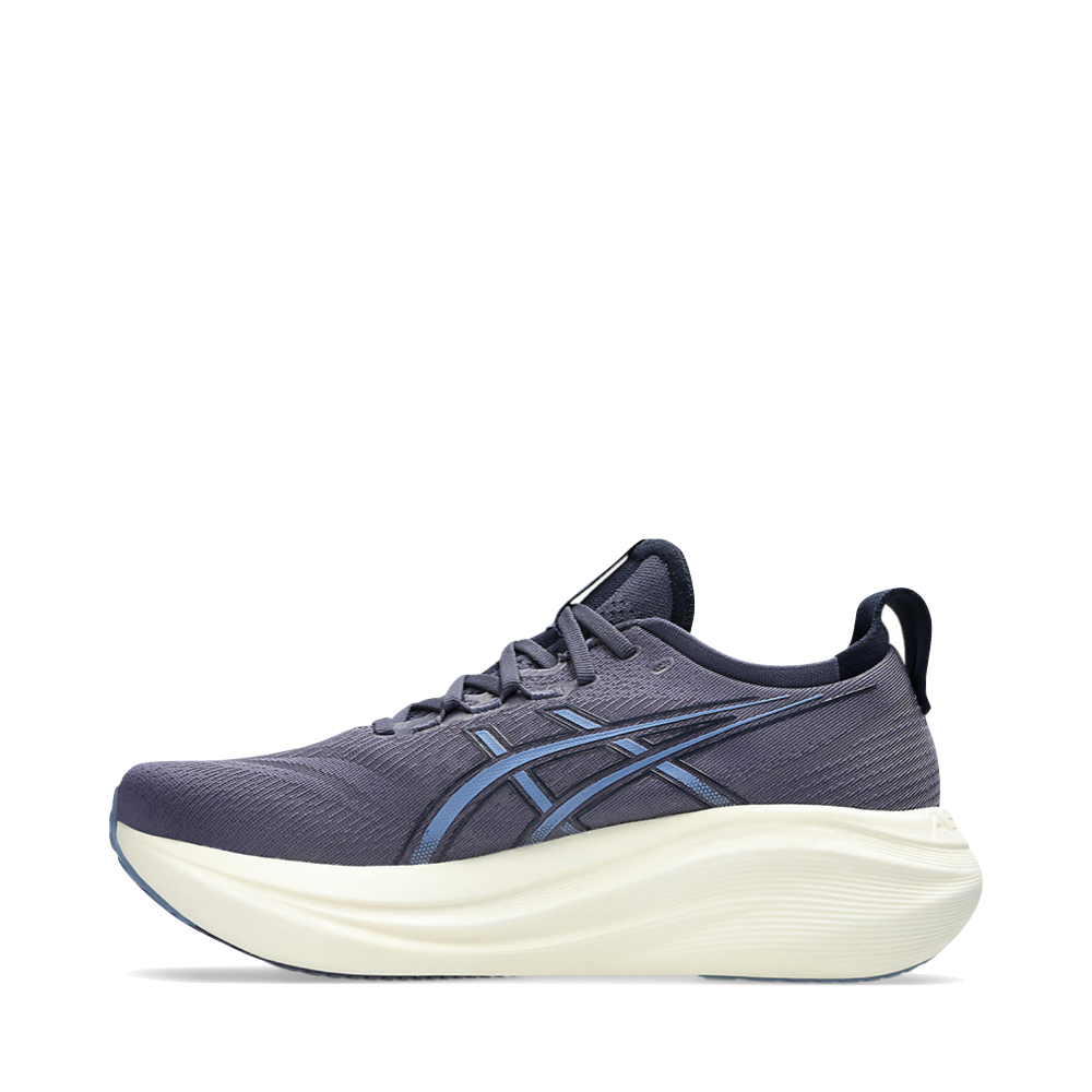 Side (left) view of Asics Gel Nimbus 27 Sneaker for men.