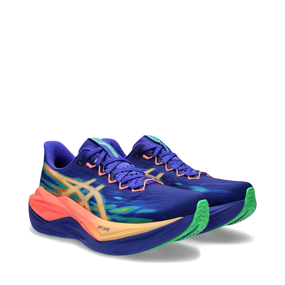 Asics Unisex Superblast 3 Sneaker in Cobalt Burst/Light Orange