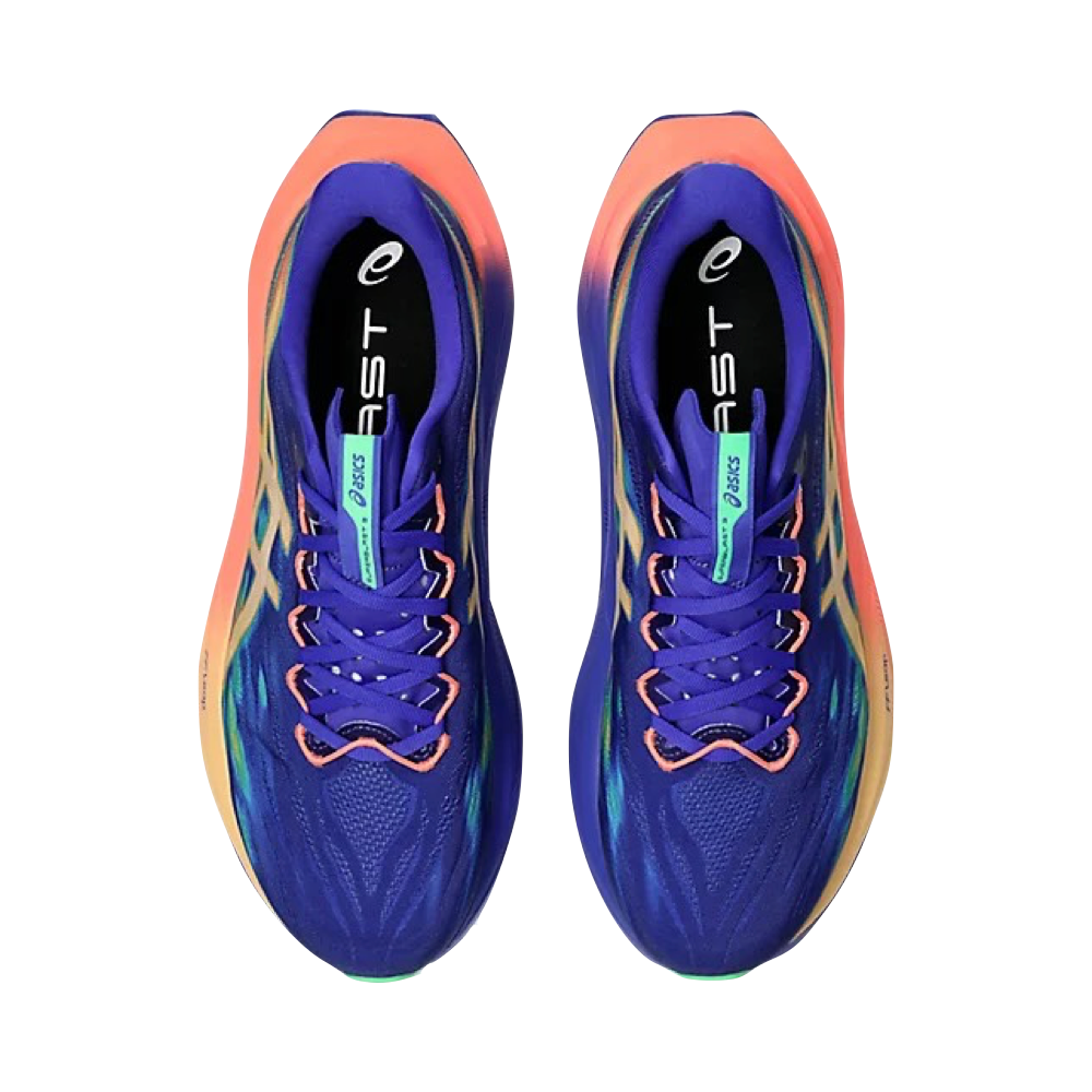 Top-down view of Asics Superblast 3 Sneaker for unisex.