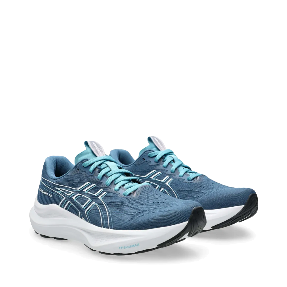 Asics Women's GT-2000 14 Sneaker in Winter Sea/White