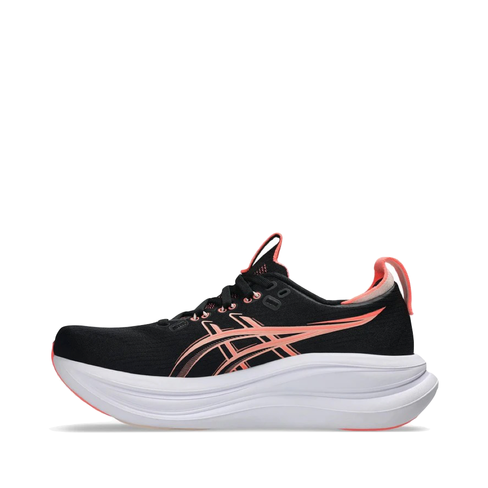 Side (left) view of Asics Gel Nimbus 28 Sneaker for women.