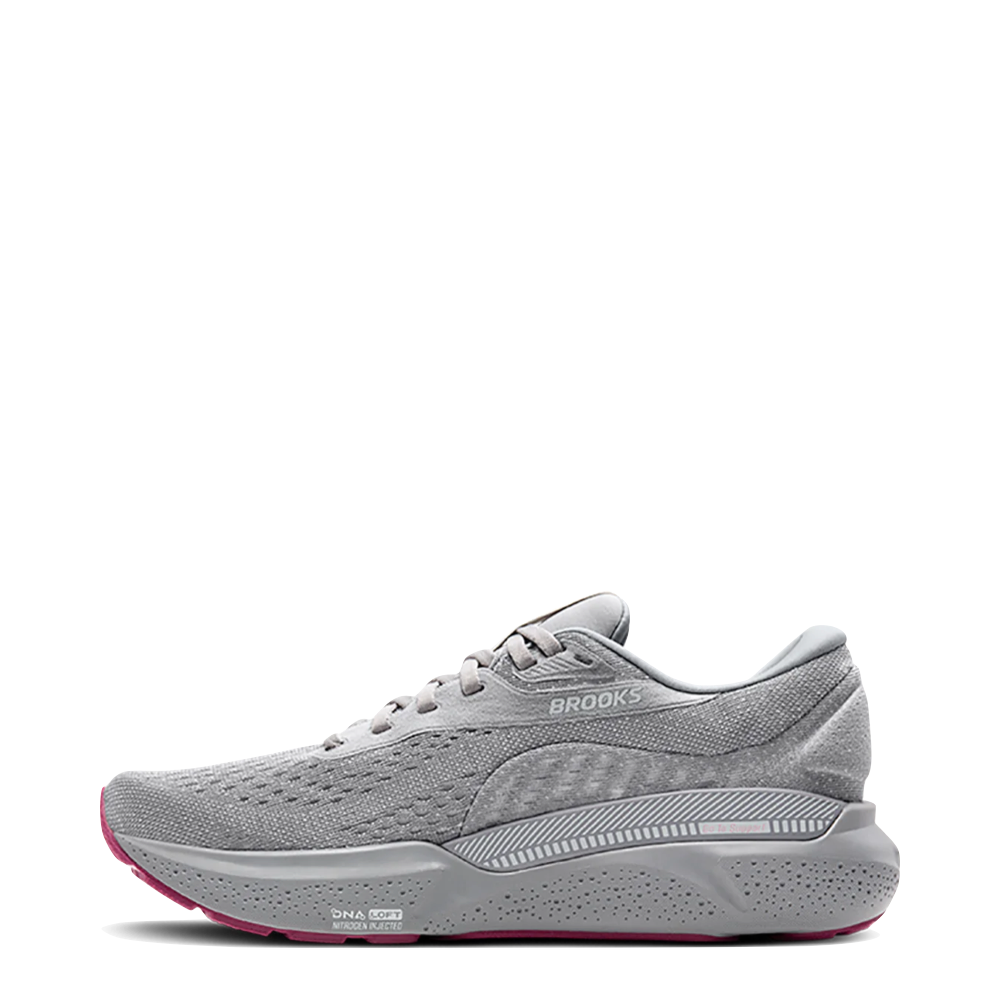 Side (left) view of Brooks Adrenaline GTS 24 Sneaker for women.