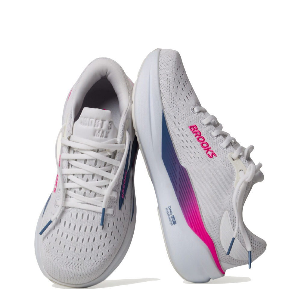 Top-down and side view of Brooks Ghost Max 3 Sneaker for women.