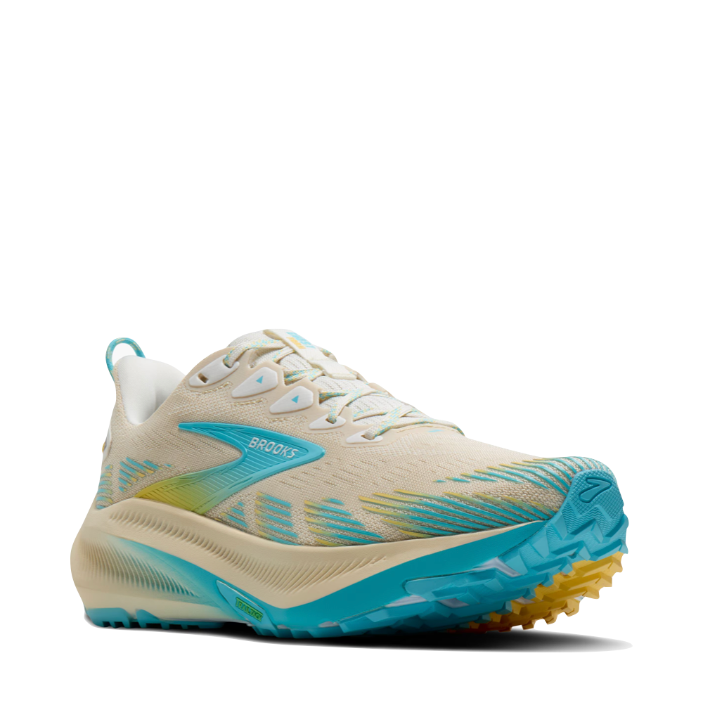 Toe view of Brooks Ghost Trail Sneaker for women.