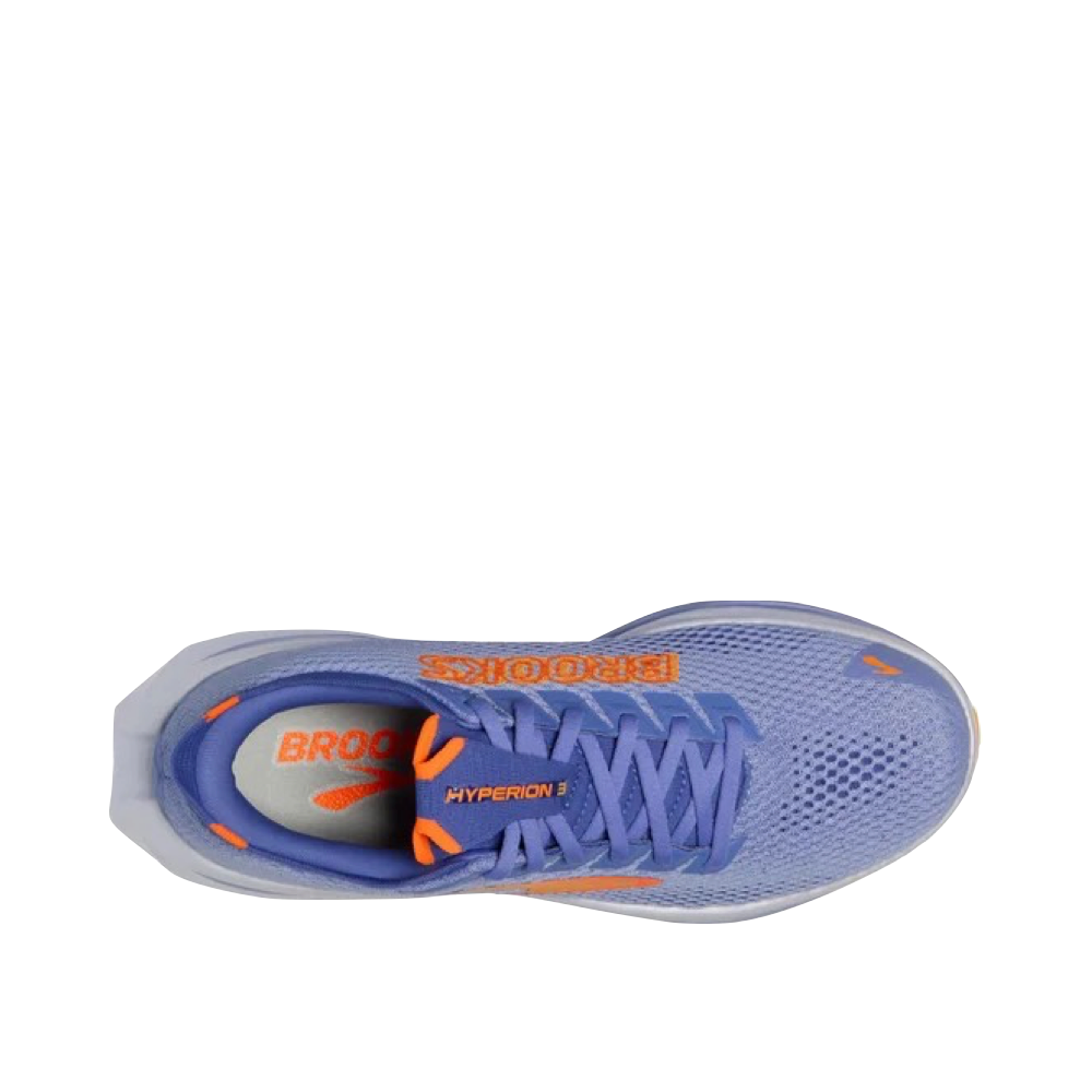Top-down view of Brooks Hyperion 3 Sneaker for women.