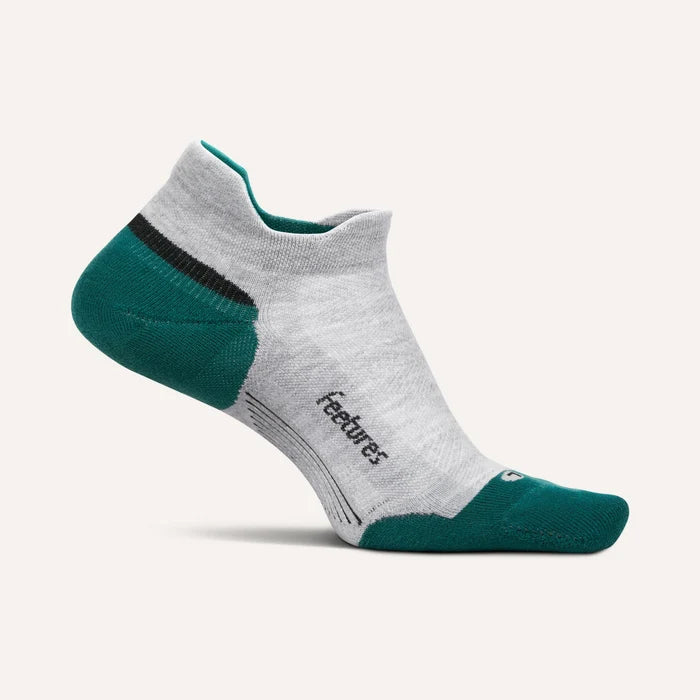 Feetures Elite Max Cushion Tab Sock in Stone Ivy