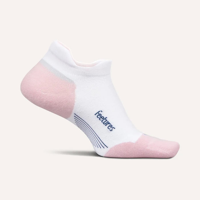 Feetures Elite Max Cushion Tab Sock in White Rose