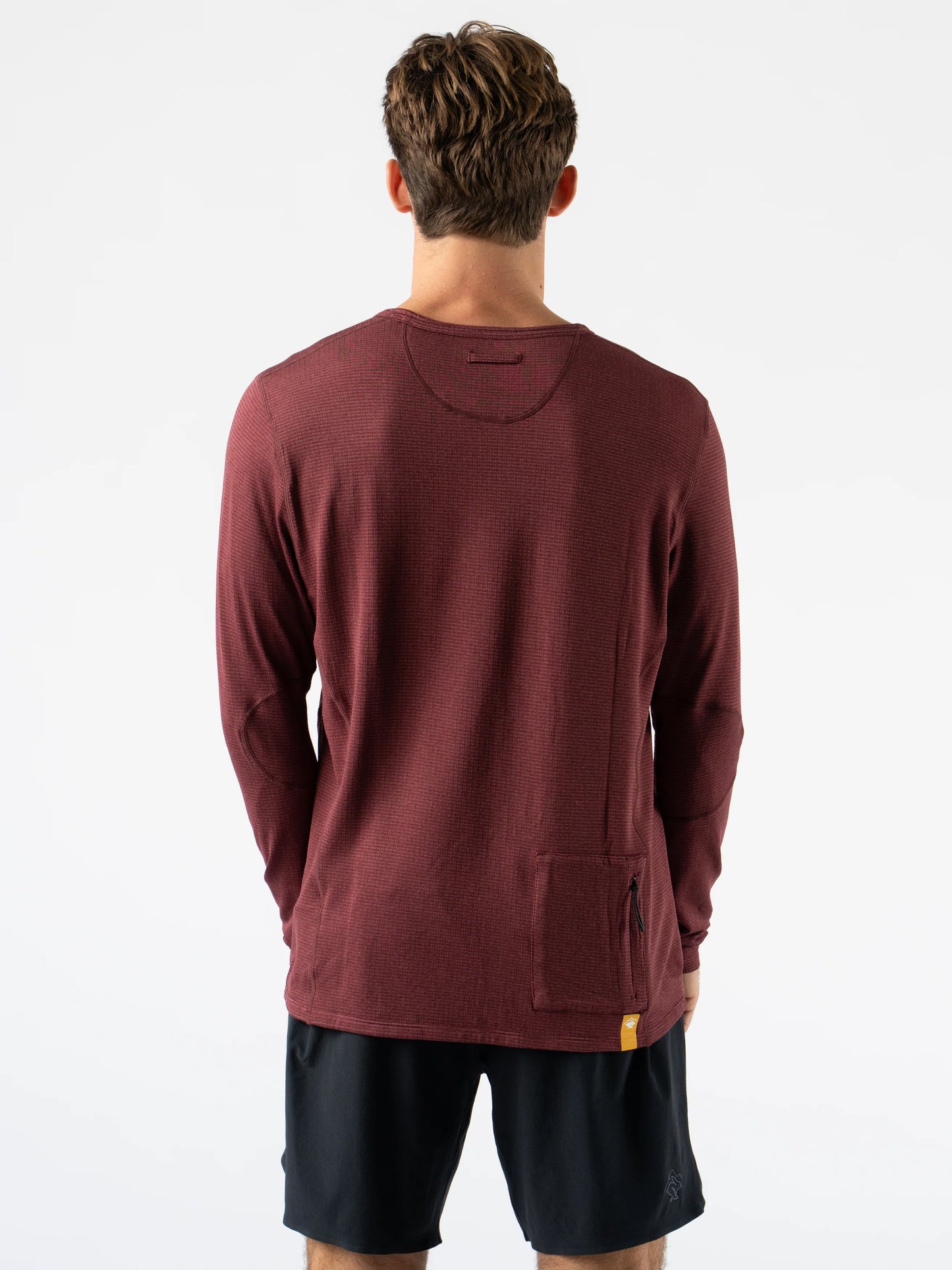 Rabbit Men's Layer One Trail Long Sleeve in Tawny