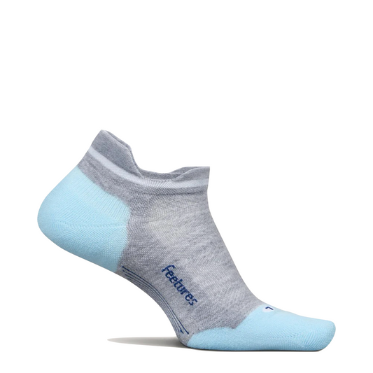 Feetures Elite Max Cushion Tab Sock in Gray Sky