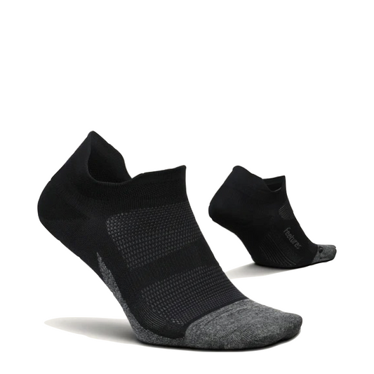 Feetures Elite Ultra Light No Show Tab Sock in Black