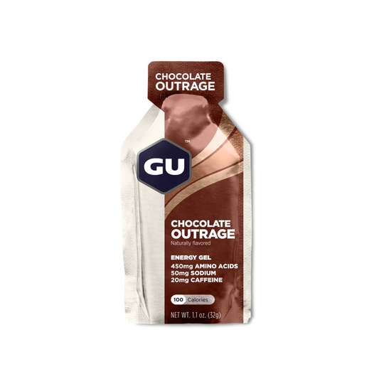 Front view of GU Energy Gel Packet.