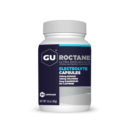 GU Roctane Electrolyte Capsules 50 Count Bottle