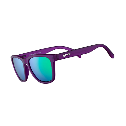 Goodr OG Sunglasses in Gardening With A Kraken with Mirrored Reflective Green Lenses