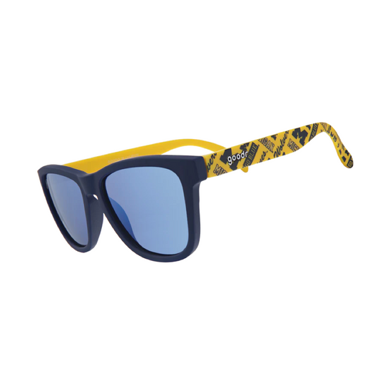 Goodr OG Sunglasses in Goooo Bluuue!!!!! with Mirrored Reflective Blue Lenses