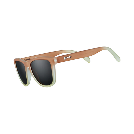 Goodr OG Sunglasses in Three Parts Tee with Non Reflective Brown Lenses