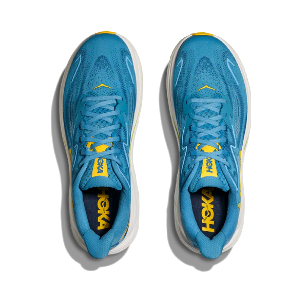 Top-down view of Hoka Clifton 10 Sneaker for men.