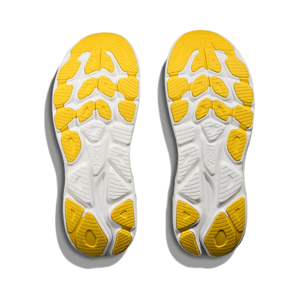 Bottom view of Hoka Clifton 10 Sneaker for men.
