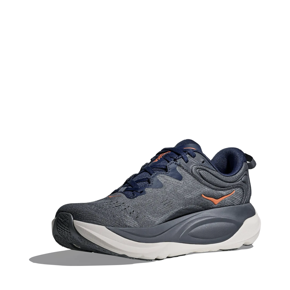 Mudguard and Toe view of Hoka Gaviota 6 Sneaker for men.