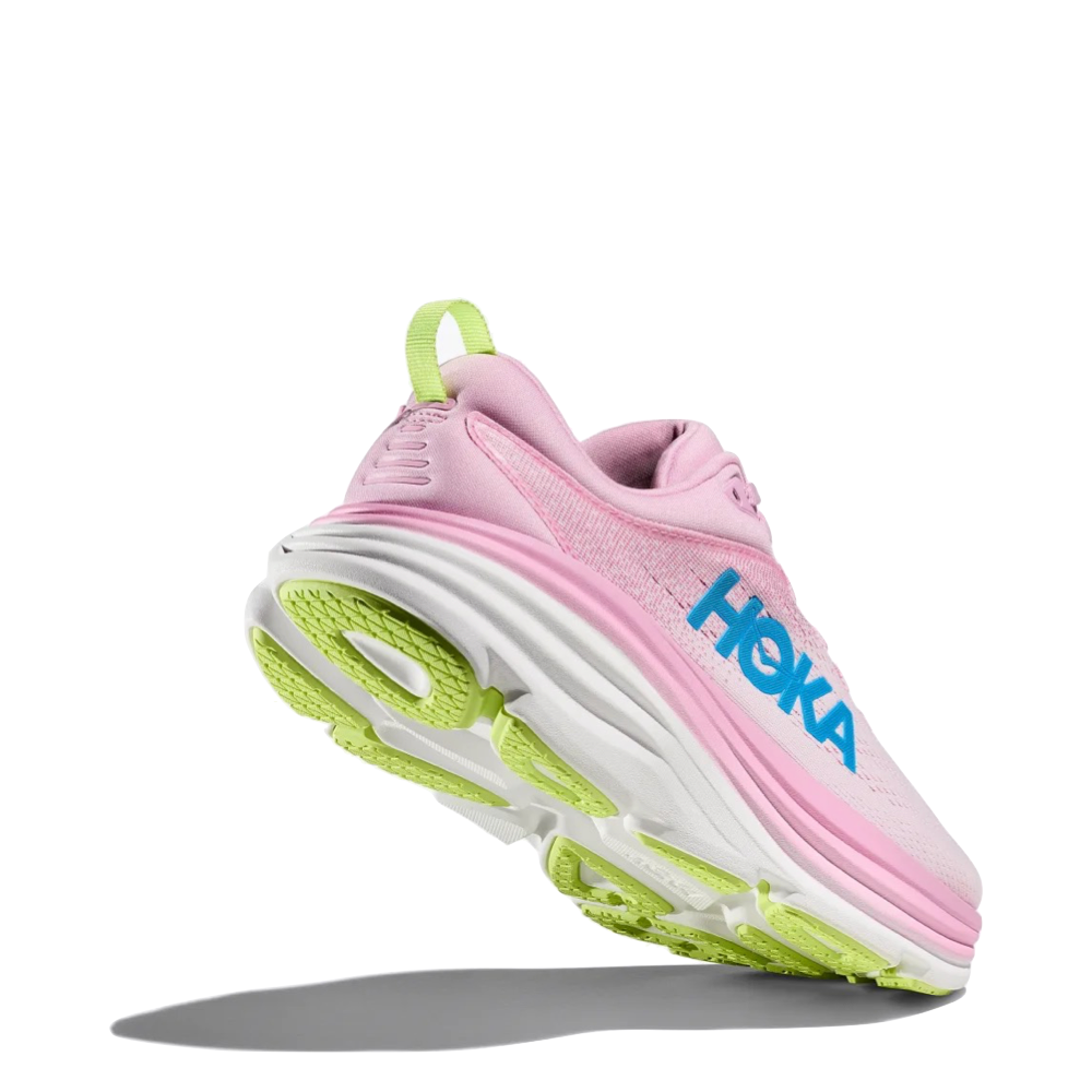 Bottom view of Hoka Bondi 8 Running Sneaker for women.
