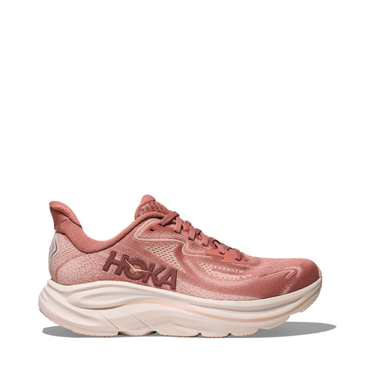 Side (right) view of Hoka Clifton 10 Sneaker for women.