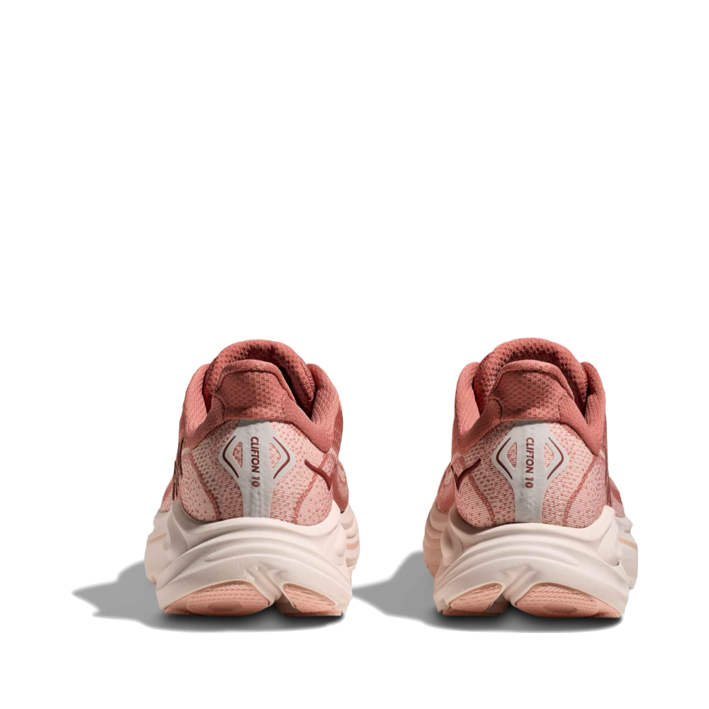 Back view of Hoka Clifton 10 Sneaker for women.