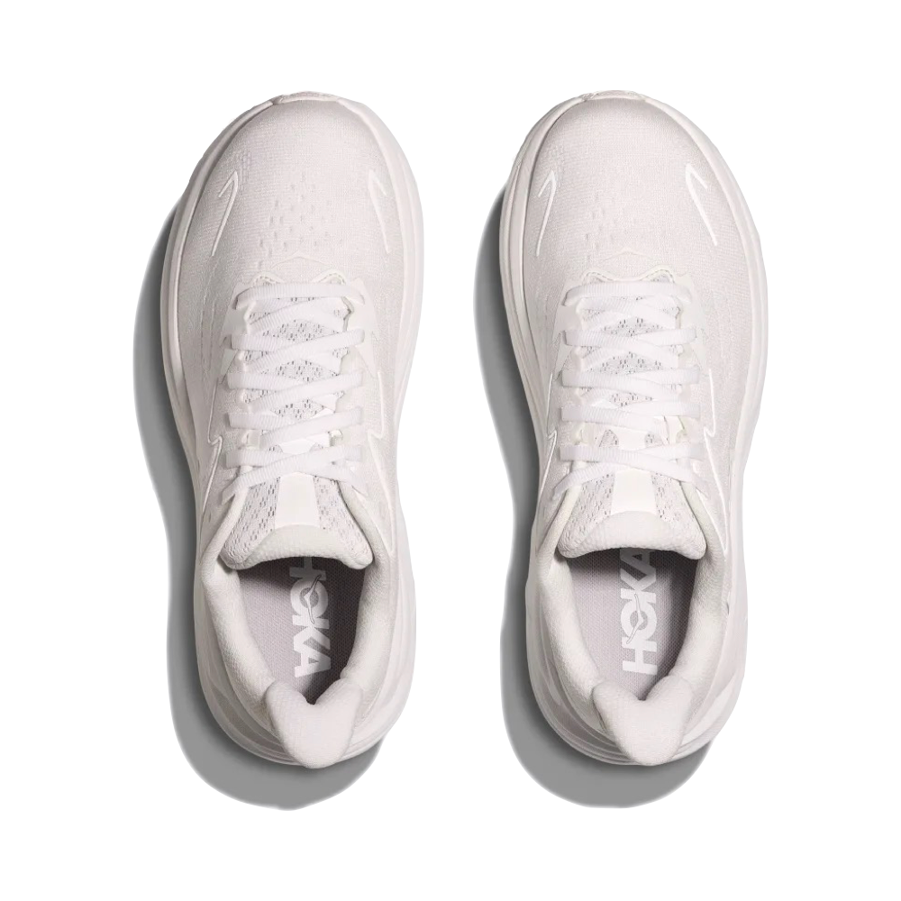 Top-down view of Hoka Clifton 10 Sneaker for women.