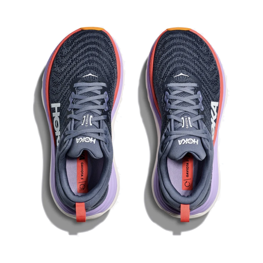 Top-down view of Hoka Gaviota 5 Running Sneaker for women.