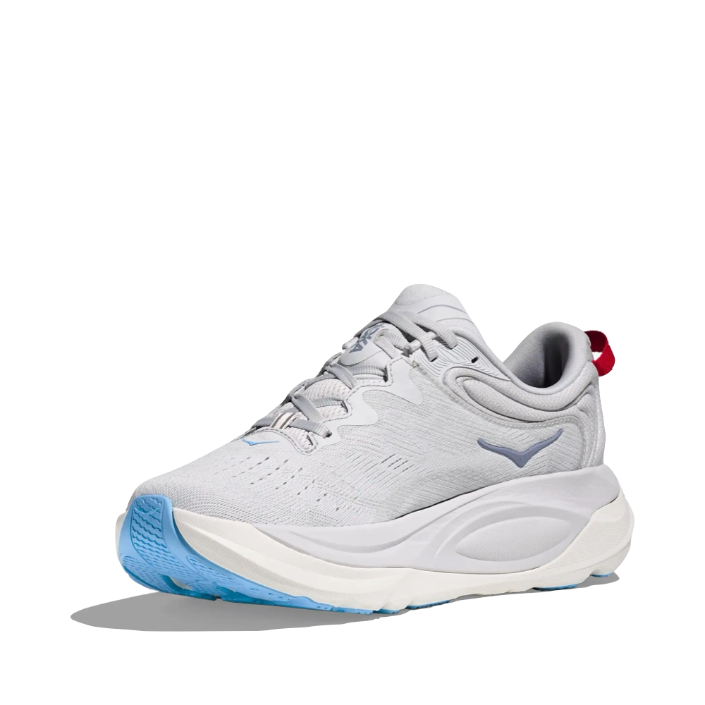 Mudguard and Toe view of Hoka Gaviota 6 Sneaker for women.