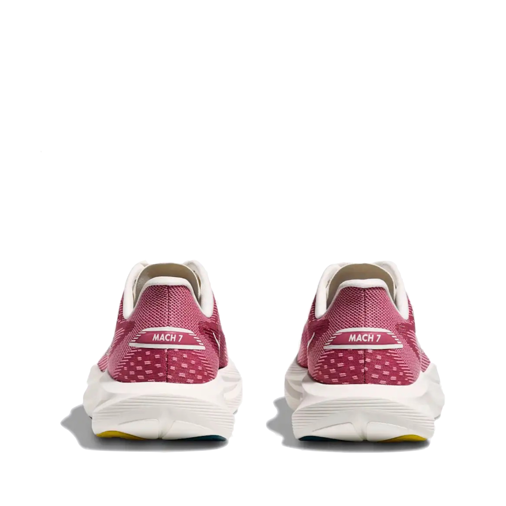 Back view of Hoka Mach 7 Sneaker for women.