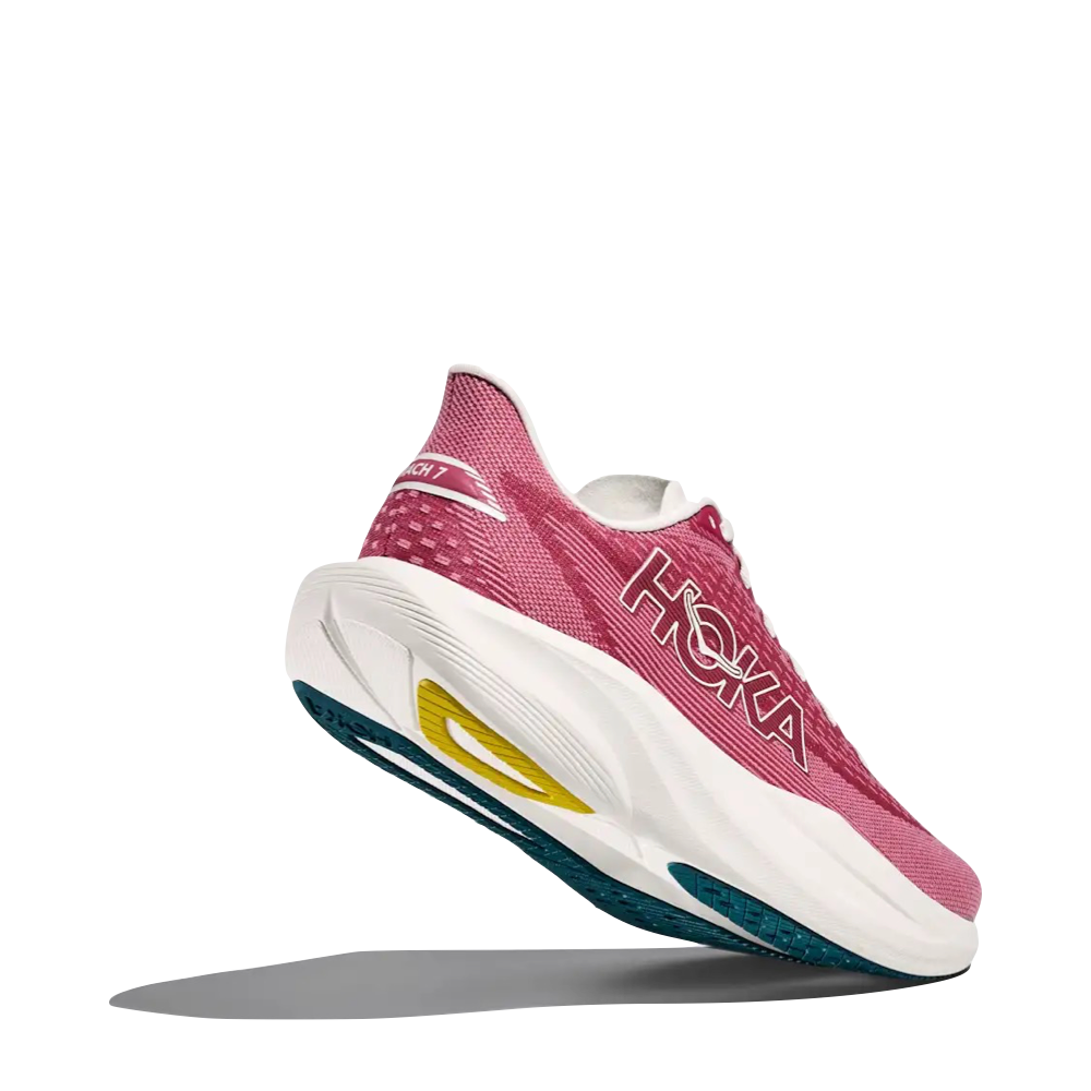 Bottom view of Hoka Mach 7 Sneaker for women.