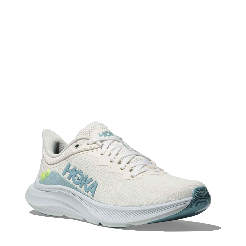 Mudguard and Toe view of Hoka Solimar Sneaker for women.