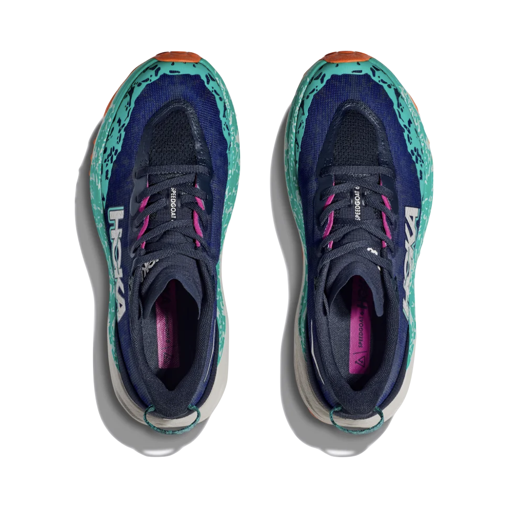 Top-down view of Hoka Speedgoat 6 Sneaker for women.
