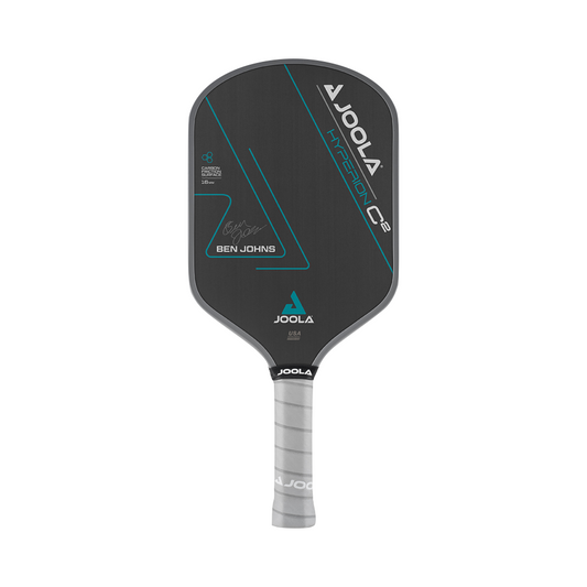 Front view of Joola Ben Johns Hyperion C2 CFS 16 Pickleball Paddle. 