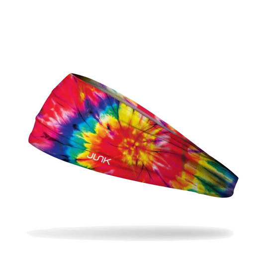 Junk 60's Summer Tie Dye Headband in Red