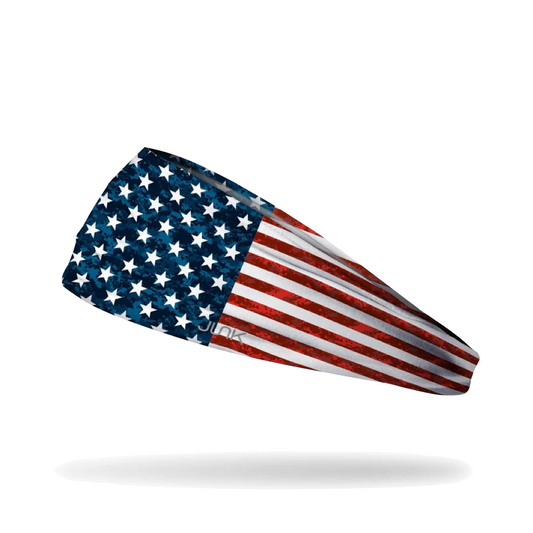 Junk Honor Headband in American Flag Red, White and Blue