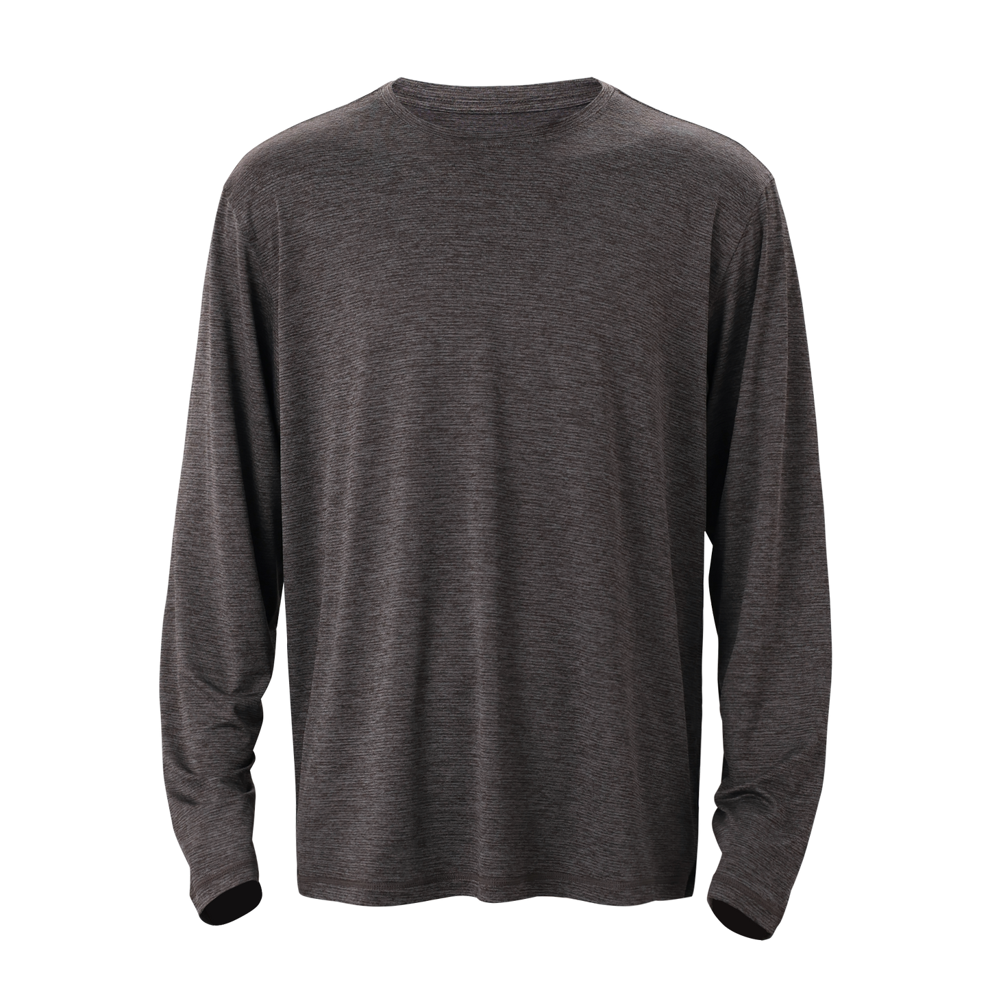 Mitten Running Co. Men's LuxDry Long Sleeve Shirt in Volcanic Glass