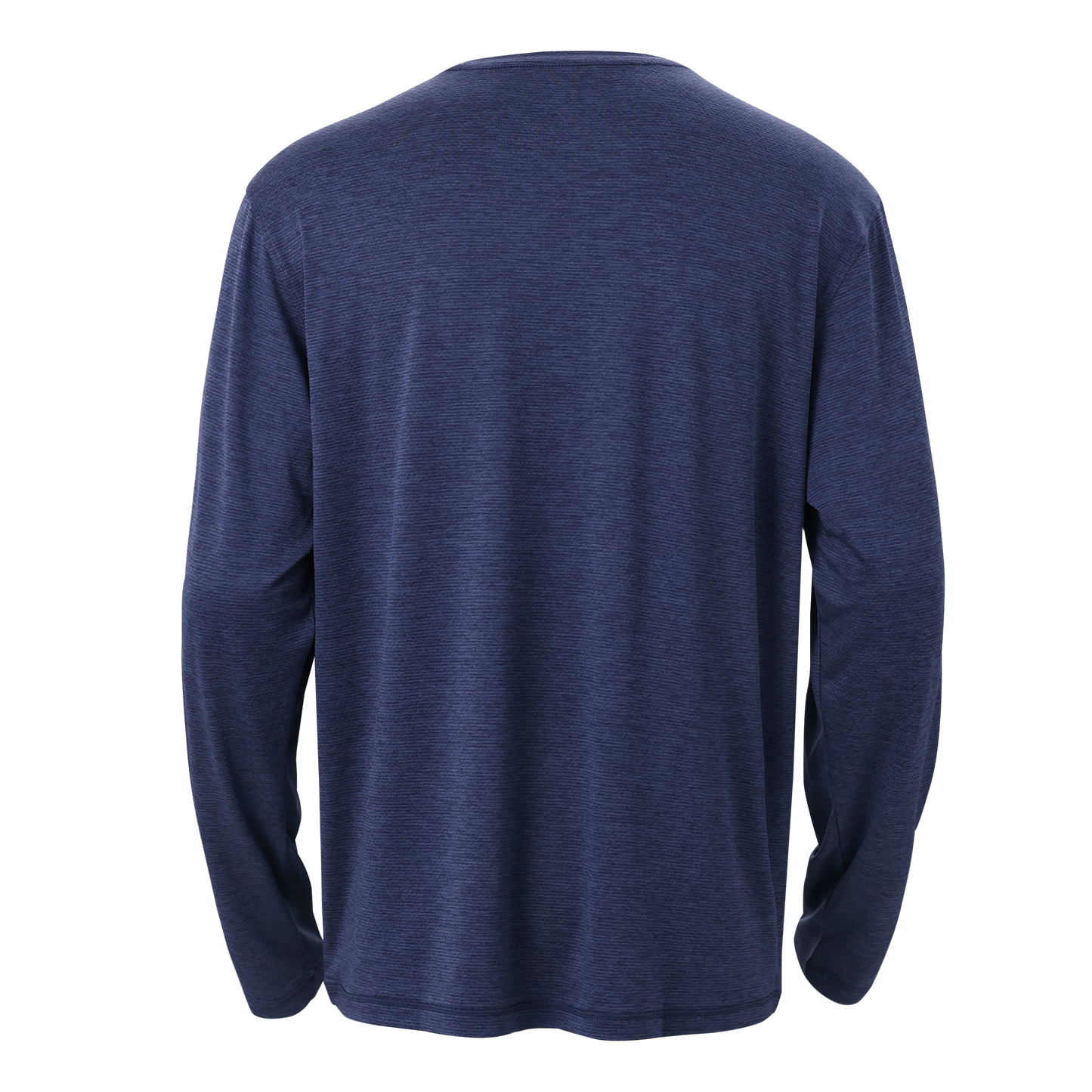 Mitten Running Co. Men's LuxDry Long Sleeve Shirt in Naval Academy