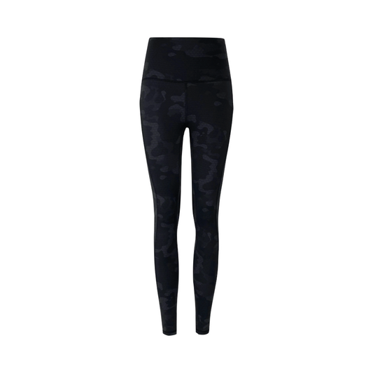 Front view of Mitten Running Co. 25 Inch Running tight for women.