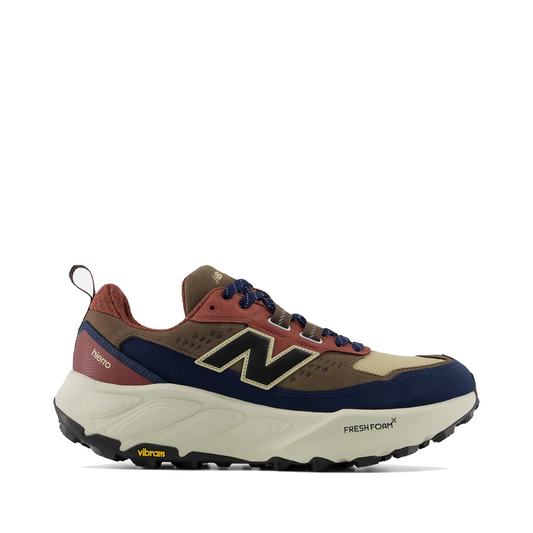 Side (right) view of New Balance Fresh Foam X Hierro Trek for men.