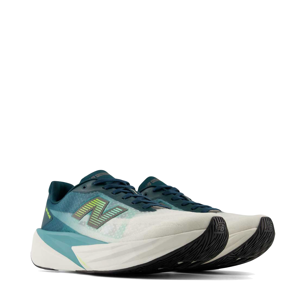 Mudguard and Toe view of New Balance Fuel Cell Rebel v5 Sneaker for men.