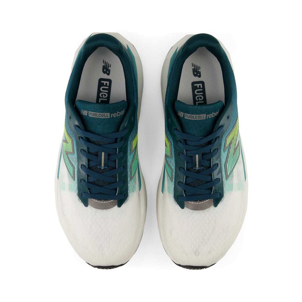 Top-down view of New Balance Fuel Cell Rebel v5 Sneaker for men.