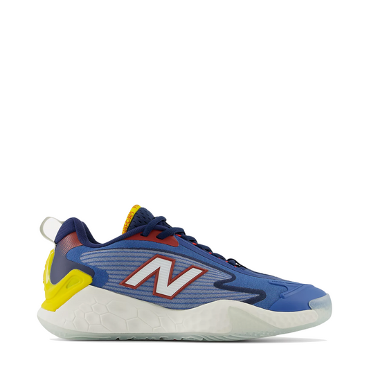 Side (right) view of New Balance Fresh Foam X CT Rally Court Sneaker for women.