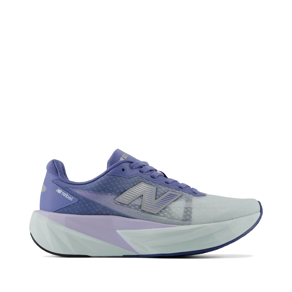 Side (right) view of New Balance Fuel Cell Rebel v5 Sneaker for women.