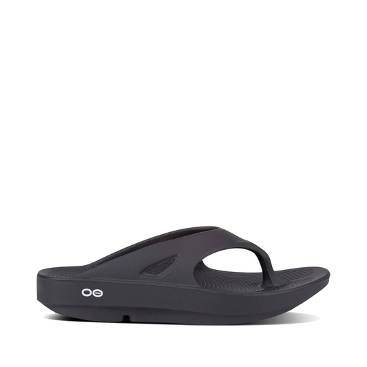 Side (right) view of OOfos OOriginal Thong Sandal for unisex.
